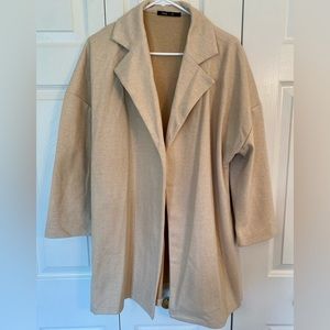 Cozy coatigan with pockets